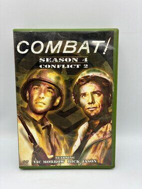 Combat Season 4 Conflict 2 Vic Morrow Rick Jason WWII Drama DVD Image Region 1